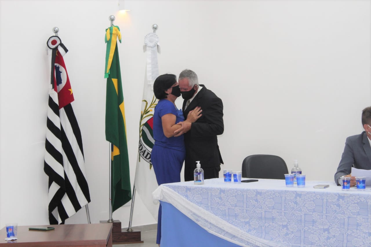 Renaldo Correa da Silva, vice-prefeito de Piedade, e sua esposa