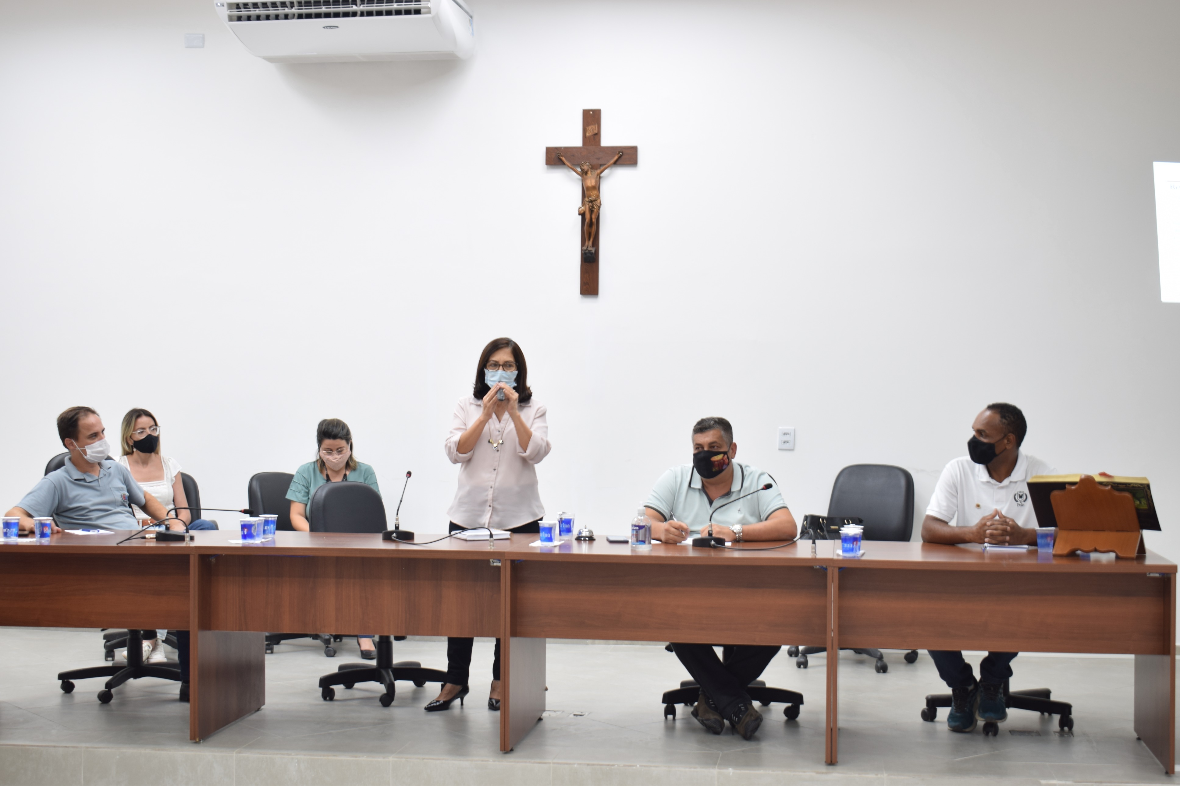 Reunião dos vereadores com a Secretaria da Educação para debater a volta às aulas