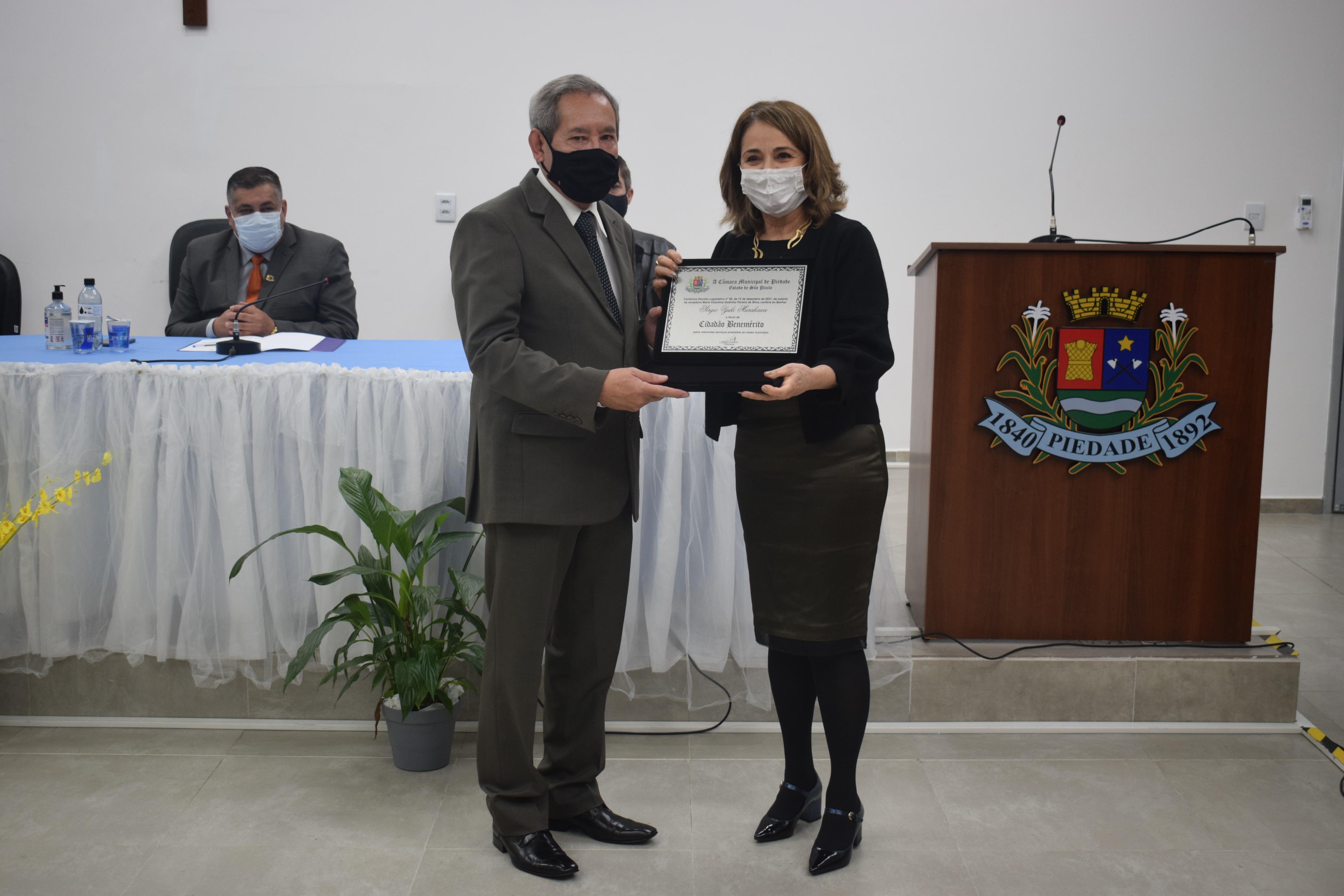 Entrega da distinção do Mérito Esportivo