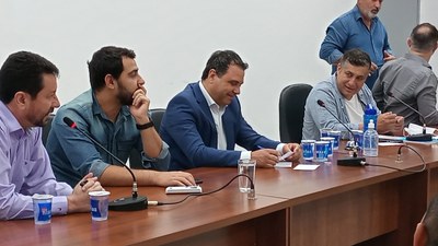 Reunião com o deputado estadual Márcio da Farmácia