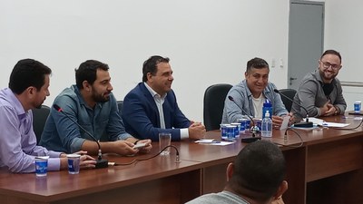 Reunião com o deputado estadual Márcio da Farmácia