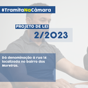 16/02/2023 - Projeto de Lei nº 2/2023