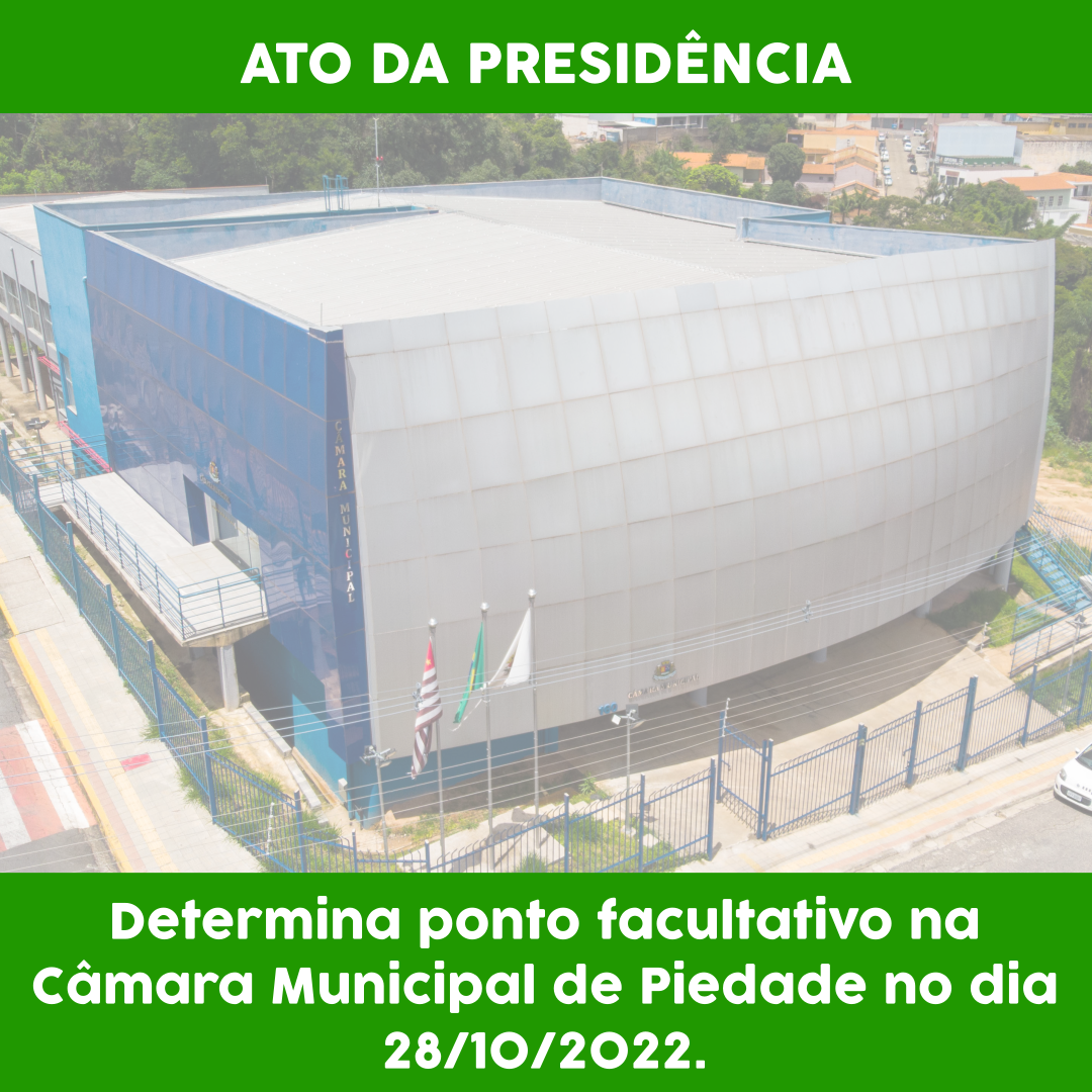 26/10 - Ato da Presidência nº 25/2022