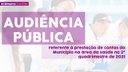 30/09/2021 - Audiência Pública da Saúde referente ao 2º quadrimestre de 2021