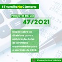 31/08/2021 - Projeto de Lei nº 47/2021