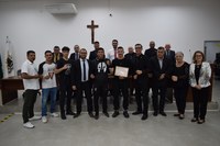 Câmara homenageou Academia Sparta Fight Team.