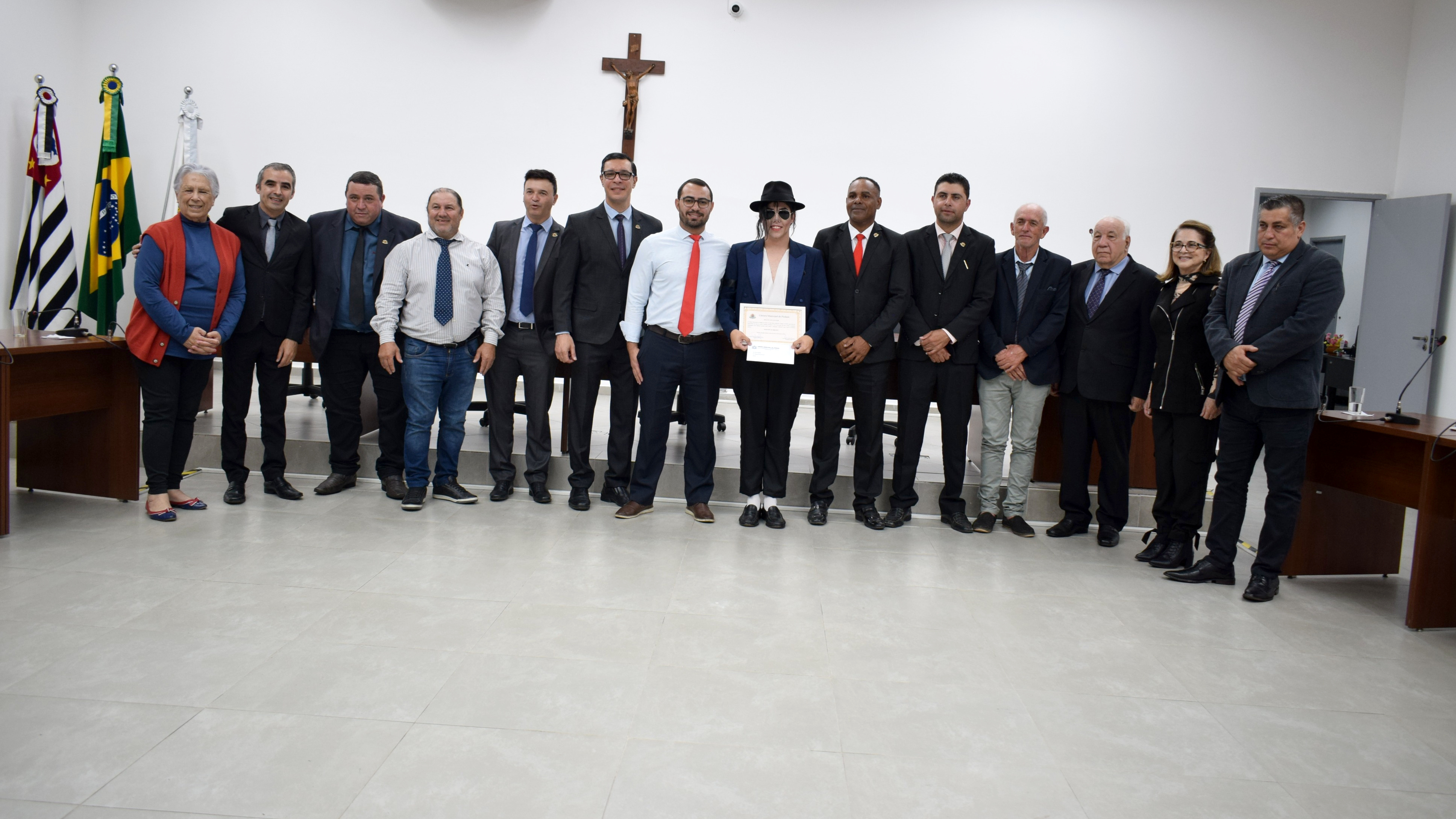 Câmara homenageou o Sr. Maycon Jay Brown.