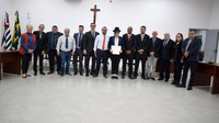 Câmara homenageou o Sr. Maycon Jay Brown.