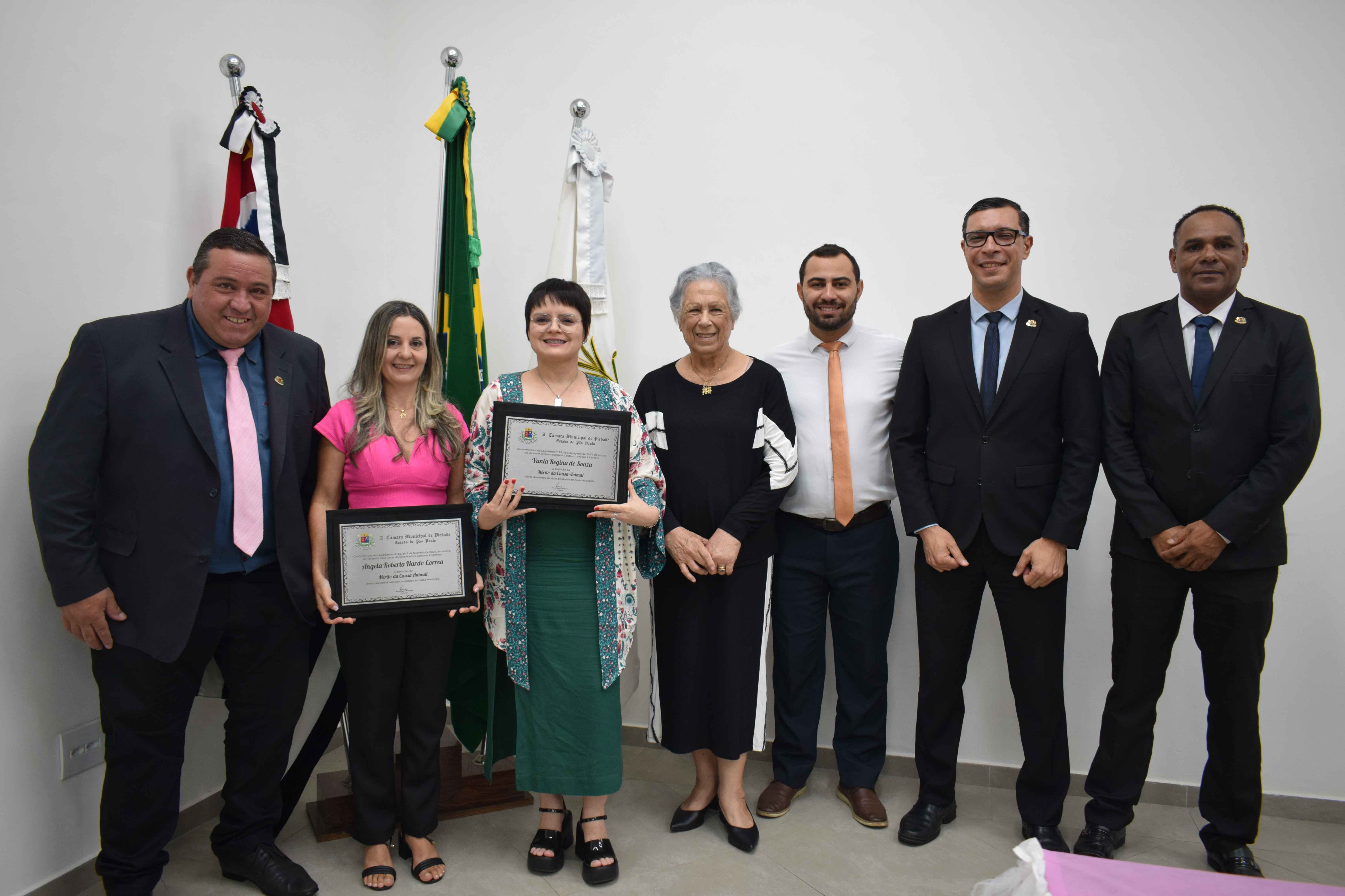 Câmara homenageou pessoas que lutam pela Causa Animal.