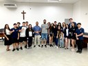 Câmara recebe visita de estudantes.