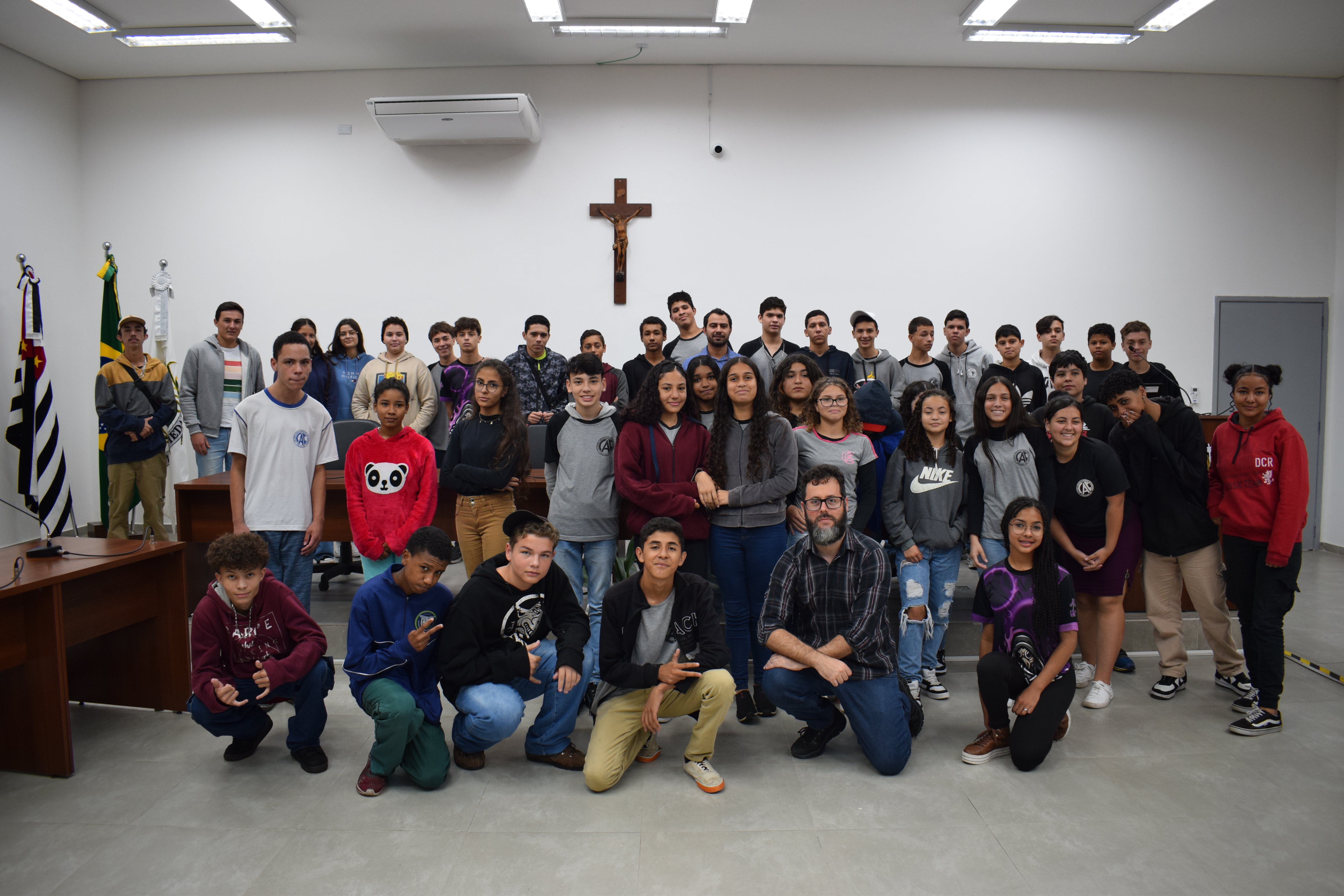 Câmara recebeu na manhã de hoje visita de alunos.